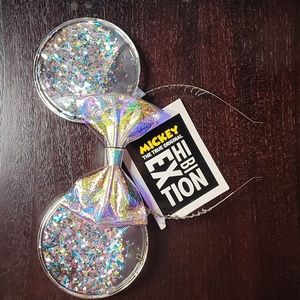 Disney Minnie Mouse True Original Exhibition Clear Sequin Ears